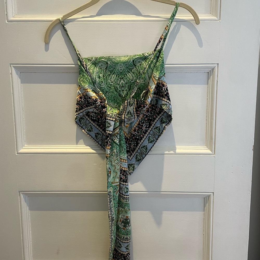 Silk hankerchief top